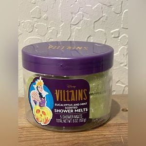 NEW DISNEY VILLAINS Eucalyptus & Mint Scented Shower Melts Set Of 5